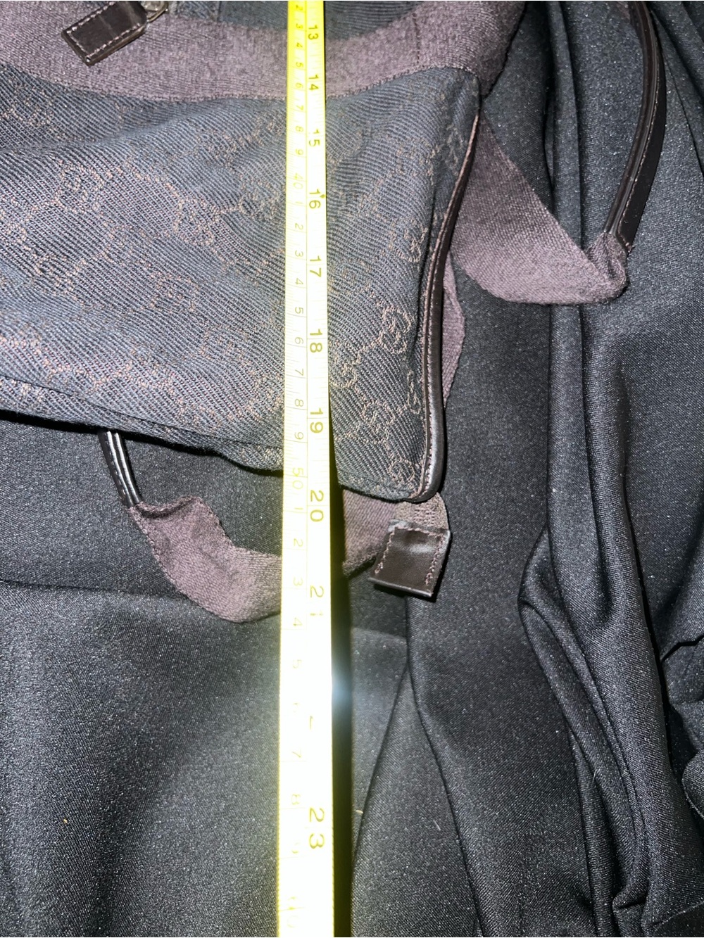 GUCCI CANVAS TOTE TRAVEL BAG - Picture 14 of 16